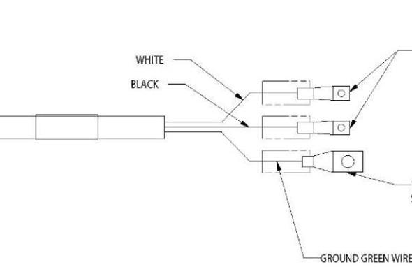 LL1014-N515P AC LINE CORD, 10', 14AWG, 1 HOLE LUG TO N515P