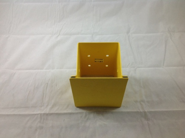 Newton 00250600DB Fiber Duct Splice 4" x 4" Predrilled - Yellow  