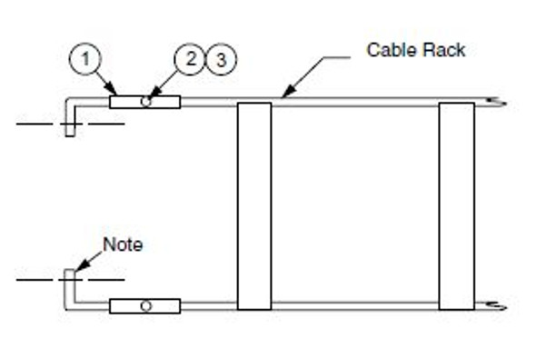 0020260010 - FASTENING CABLE RACK 1.5"SB TO