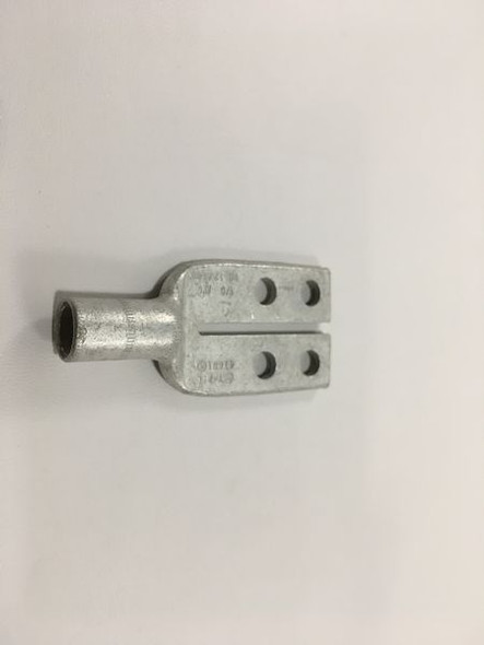 YA25L4TCG1 Lug 4-Hole 1/0 AWG / Split Pad / 1/4" Stud / .62" Spacing