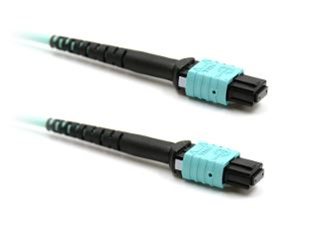 MPO/MTP Elite Female OM3 Multimode Fiber Optic Cable 12 Strand Polarity A 3M