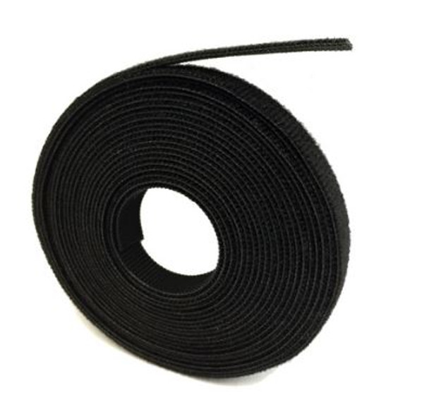 3/4" HOOK AND LOOP BLACK 20FT ROLL - VRHL3420FTBK