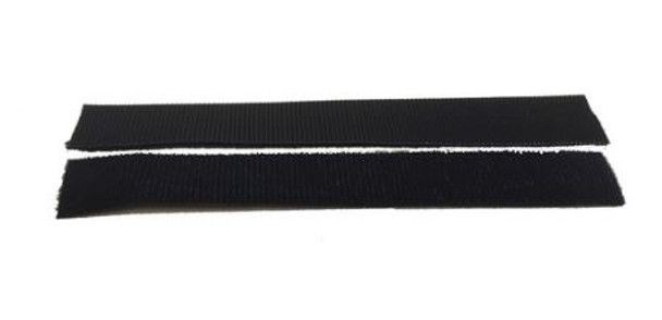 3/4" HOOK AND LOOP BLACK 6" STRIP (PK OF 10) - VSHL346INBK10