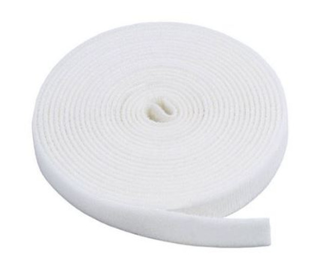 3/4" HOOK AND LOOP WHITE 15FT ROLL - VRHL3415FTWH