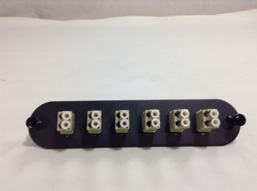 Corning EQUIVALENT CCH-CP12-A8 Adapter Panel 12 Fiber LCU MultiMode Duplex OM1