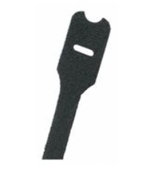 HLT2I-X0  1/2" HOOK AND LOOP CABLE TIE BLACK 8" 40 LB TENSILE STRENGTH PACK OF 10