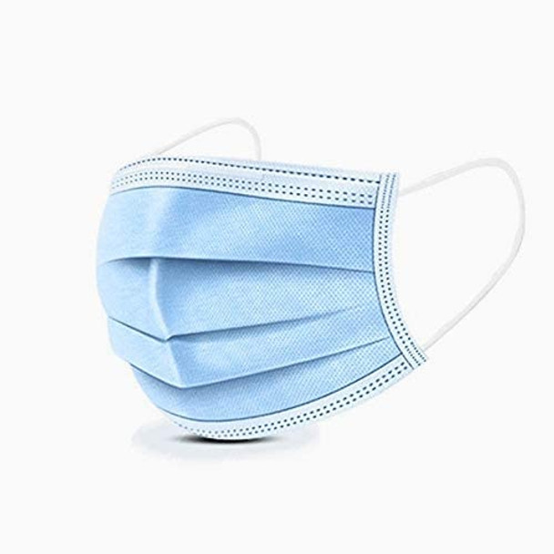 Disposable Earloop Face Mask 3-Ply - Protects from Dust, Germs and Pollen 10 per Pack