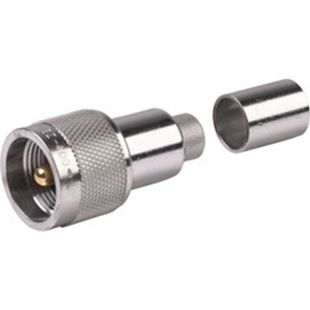 EZ-400-UM (3190-997) UHF MALE CRIMP/CAPTIVATED CONNECTOR FOR LMR-400