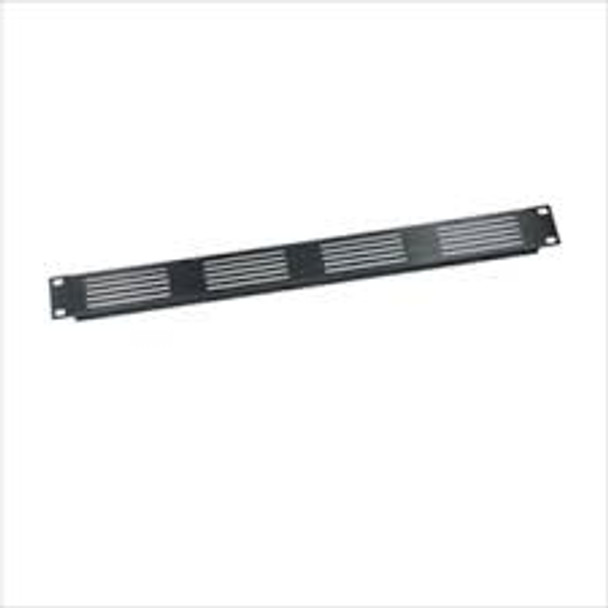 1RU HORIZONTAL VENT PANEL 19" MNT BLACK