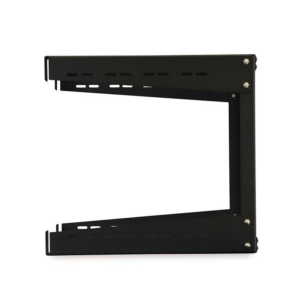 1915-3-500-08 8RU OPEN WALL RACK 18"D 10-32 TAPPED 19" EIA MNT BLACK