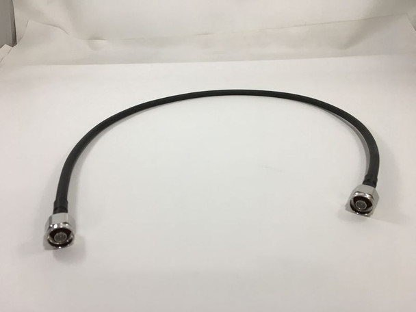 LDF1-50 Type Cable Assembly - 1/4" N Male to N Male - 3' Length