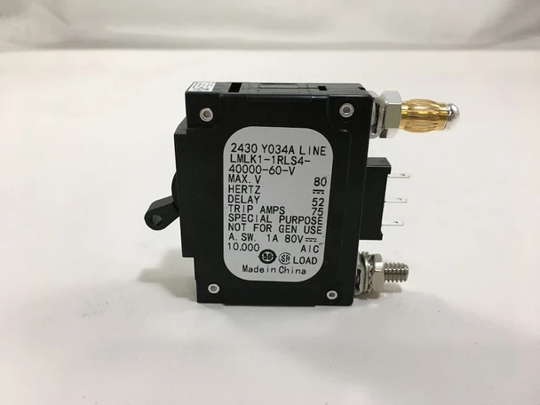 LMLK1-1RLS4-40000-60-V Breaker 60 Amp Hybrid Bullet / Bolt / Black Handle