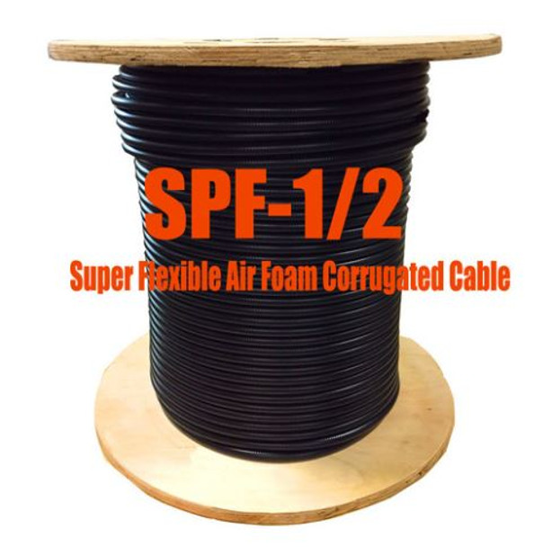1/2" Super Flexible 50 Ohm Coax Cable - 500' (Compare to Heliax FSJ4-50B)