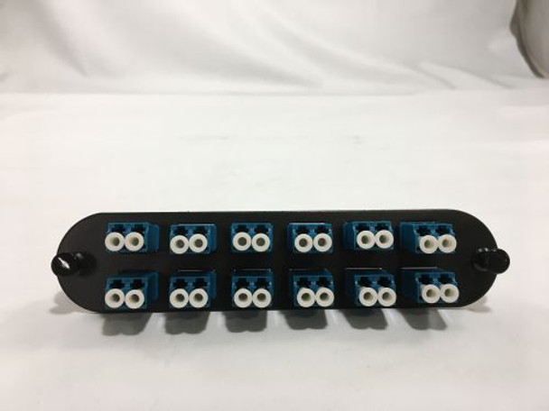 Corning EQUIVALENT CCH-CP24-A9 Adapter Panel 24 Fiber LCU Singlemode Duplex OS2