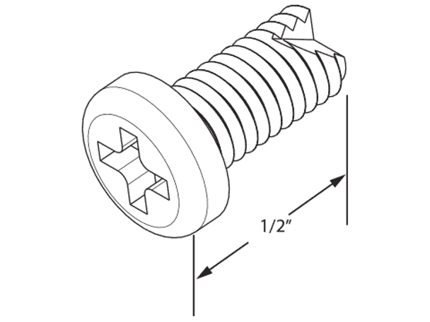 2073860010 - 12-24 X 1/2 PHILLIPS SELF- TAPPING SCREW (2073860010