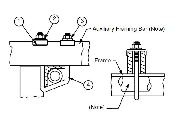 0010340110 - FASTENING FRAME TOP ANGLE TO