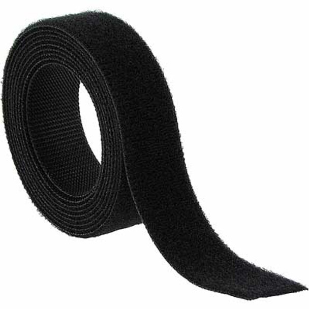 3/4" HOOK AND LOOP BLACK 6" STRIP (PK OF 10)