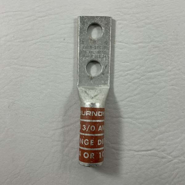 YA272TC38, Comp. Term., Cu, 2-Hole, Long Barrel