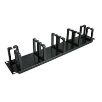 19 2U Cable Management, With 10 Plastic D-Rings - Pack of 10