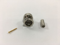Trompeter UPL220-026 BNC Connector Straight Crimp for 735A Cable - 75 Ohm
