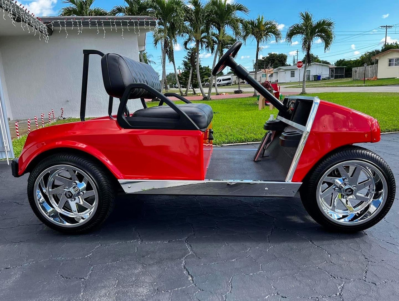 MODZ® Fury Chrome 14" Golf Cart Wheels