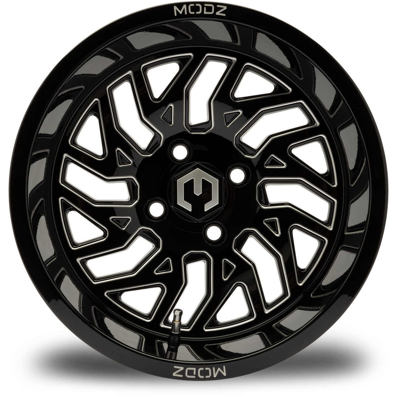 MODZ® Carnage Glossy Black 14" Golf Cart Wheels