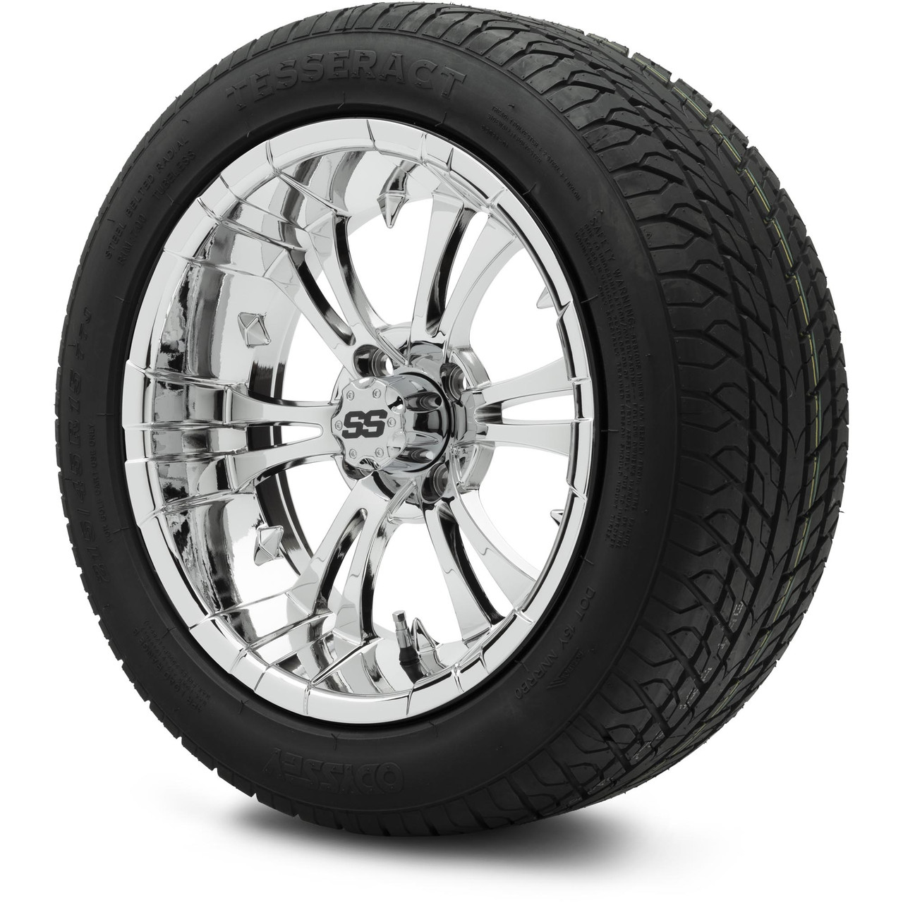 WREST4本セット19×8JJオフセット38メッキ MODZ® 15