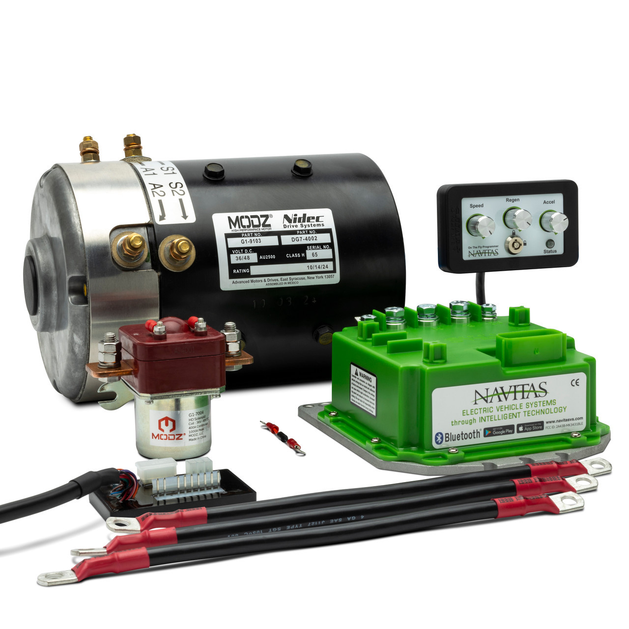 マイナデシコ MODZ® EZGO Regen High Speed DC Motor and 600A Navitas Controller
