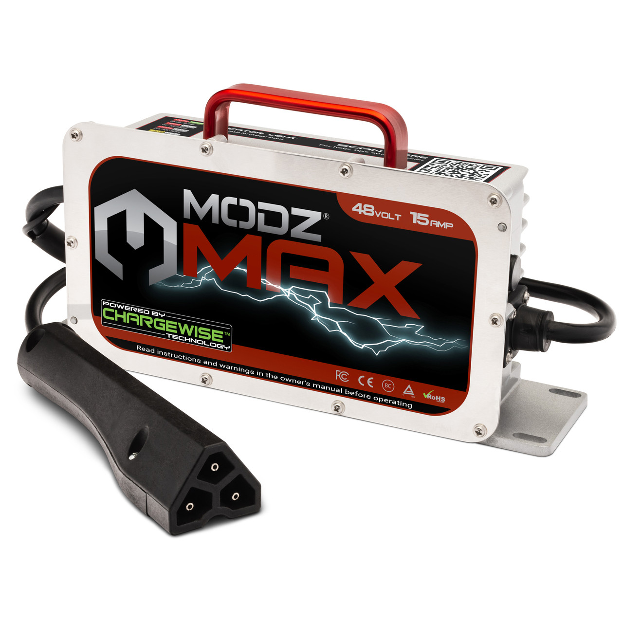 MODZ MAX48 15 Amp EZGO RXV & TXT48 Battery Charger for 48 Volt