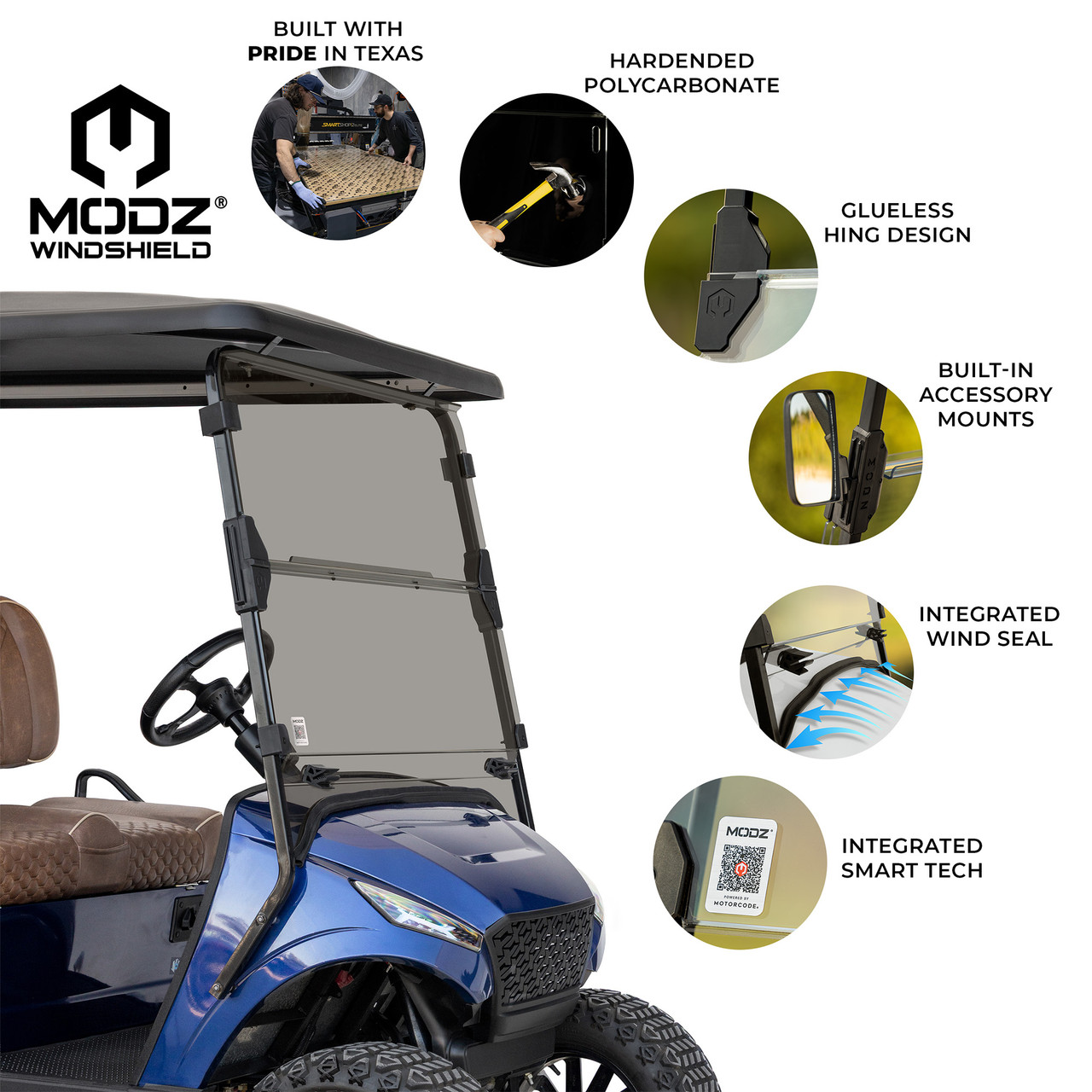 MODZ® Windshield for Storm Body Kits w/1