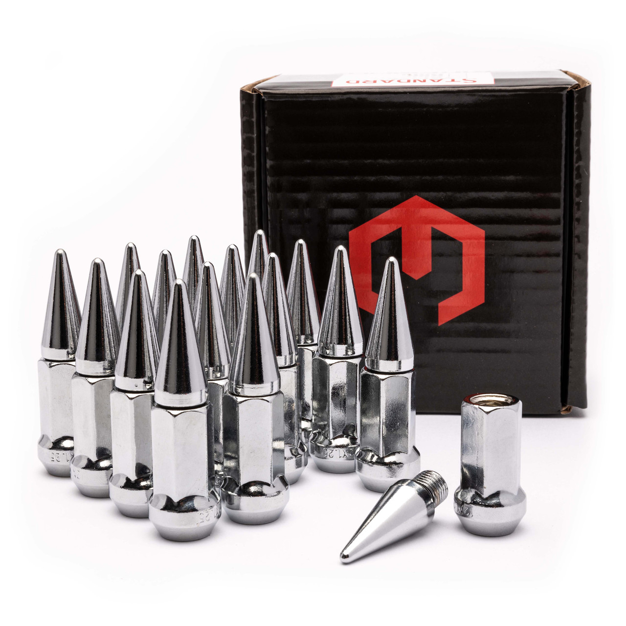 MODZ® Spiked Chrome Lug Nuts - Pack of 16