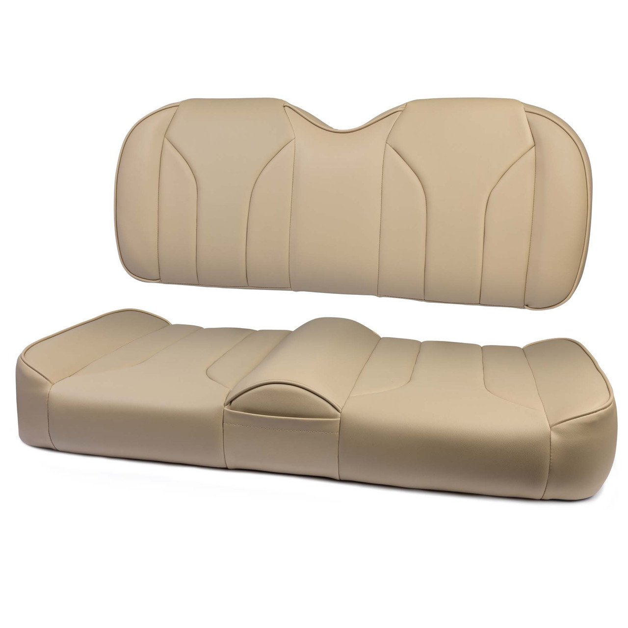 FaB Edge of Their Seats CF 3枚　プロモ MODZ® FS2 FRONT SEAT FOR CLUB CAR, EZGO & YAMAHA - KHAKI BASE