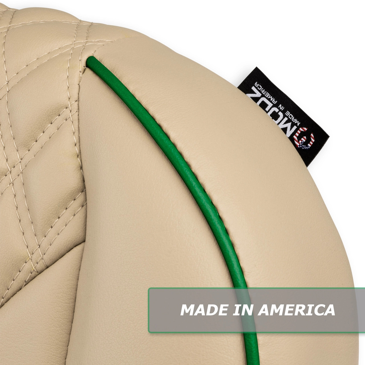 MODZ® FS2 FRONT SEAT FOR CLUB CAR, EZGO & YAMAHA - KHAKI BASE