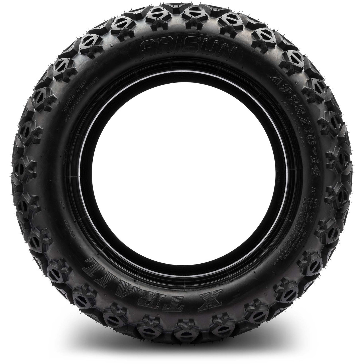 Arisun X-Trail Series All Terrain Golf Cart Tire - 23x10-14 (6-Ply)
