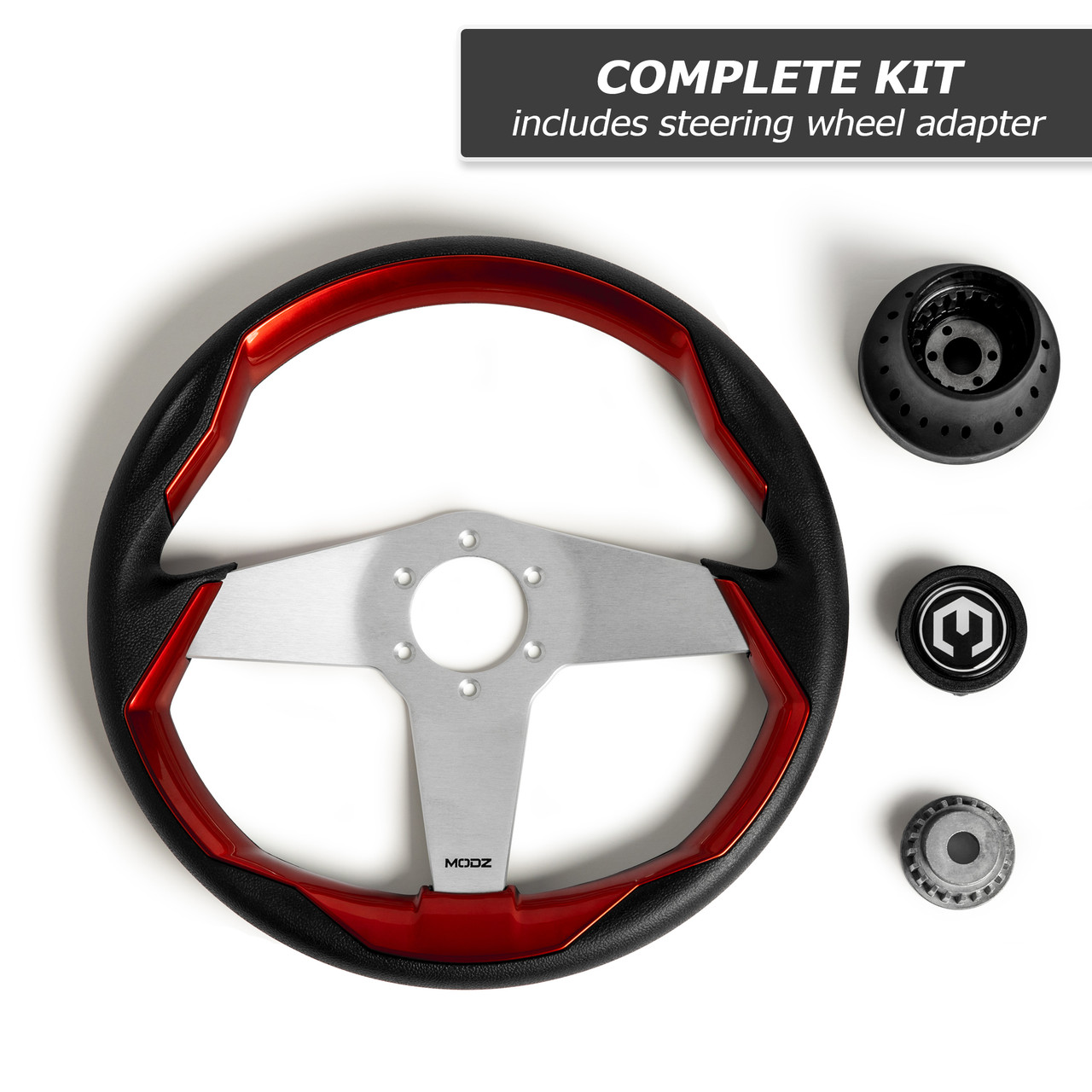 MODZ® Zilker Golf Cart Steering Wheel w/Adapter