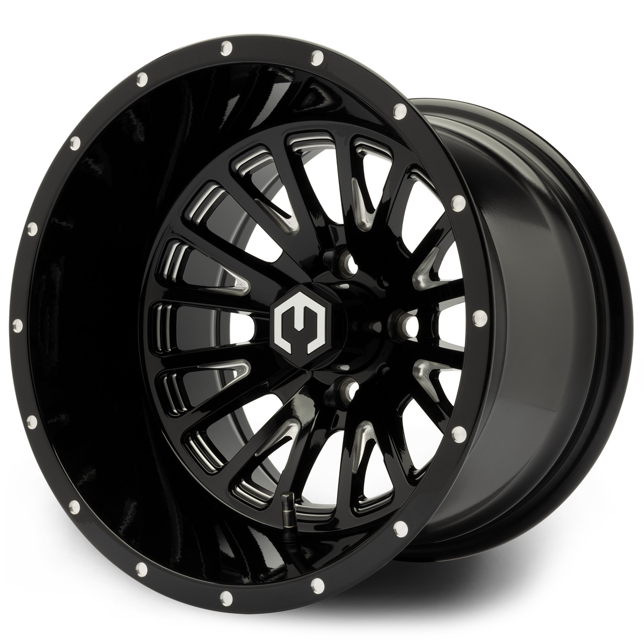 3,000円お安く!⭕️Volan Custom ARW◎9.6インチ MODZ® Assassin Glossy Black with Ball Mill 14