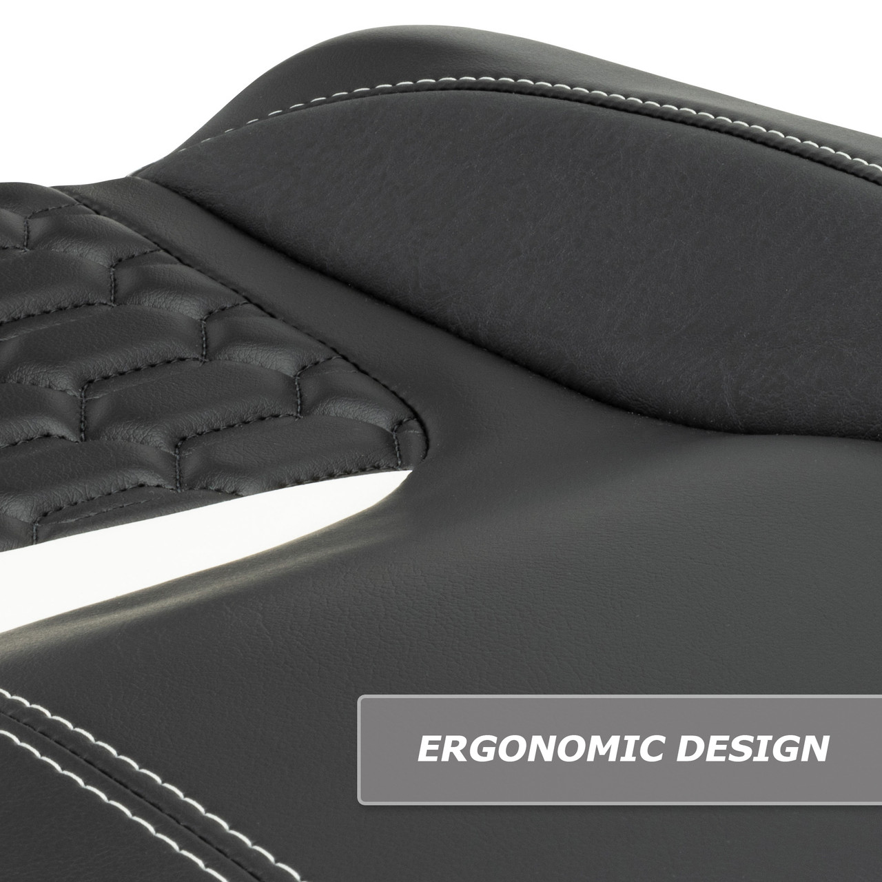 MODZ® FS3 FRONT SEAT FOR CLUB CAR & EZGO - BLACK BASE