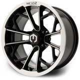 MODZ® Havoc Machined Glossy Black 14" Golf Cart Wheel