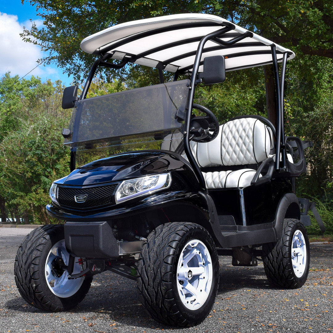 MODZ® Gladiator Glossy White 14" Golf Cart Wheels