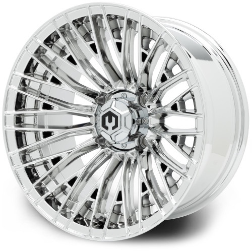 MODZ® Reaper Chrome 14" Golf Cart Wheel