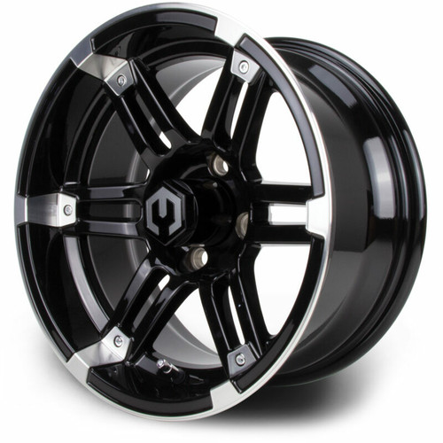 MODZ® Aftershock Machine & Black 14" Golf Cart Wheel