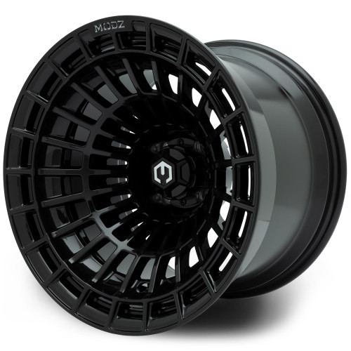 MODZ® Felon Glossy Black 15x10" Golf Cart Wheel MODZ® Felon Glossy Black 15x10" Golf Cart Wheel