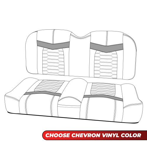 MODZ® FSX FRONT SEAT FOR CLUB CAR, EZGO, ICON/EV1 & YAMAHA - CUSTOM