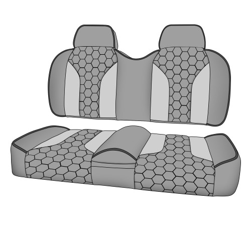 MODZ® FS2 FRONT SEAT FOR CLUB CAR, EZGO, ICON/EV1 & YAMAHA - CUSTOM