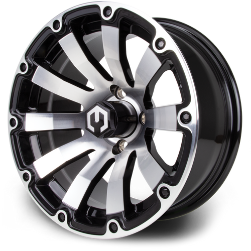 MODZ® Bomber Machine & Black 14" Golf Cart Wheel