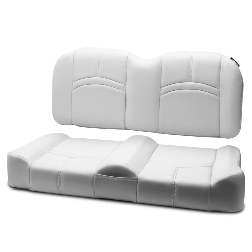 MODZ® FS1 TOP STITCH FRONT SEAT FOR CLUB CAR, EZGO & YAMAHA - WHITE BASE