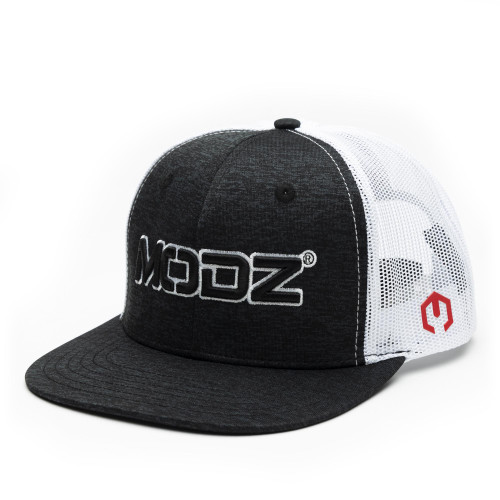 MODZ® Six Panel Flat Brim Trucker Hat