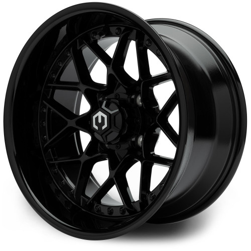MODZ® Formula Glossy Black 14" Golf Cart Wheel
