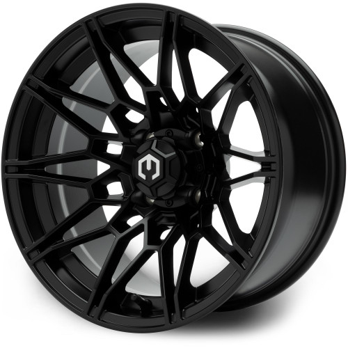 MODZ® Galaxy Matte Black 14" Golf Cart Wheel