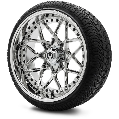 MODZ® 15" Formula Chrome Wheels & Street Tires Combo